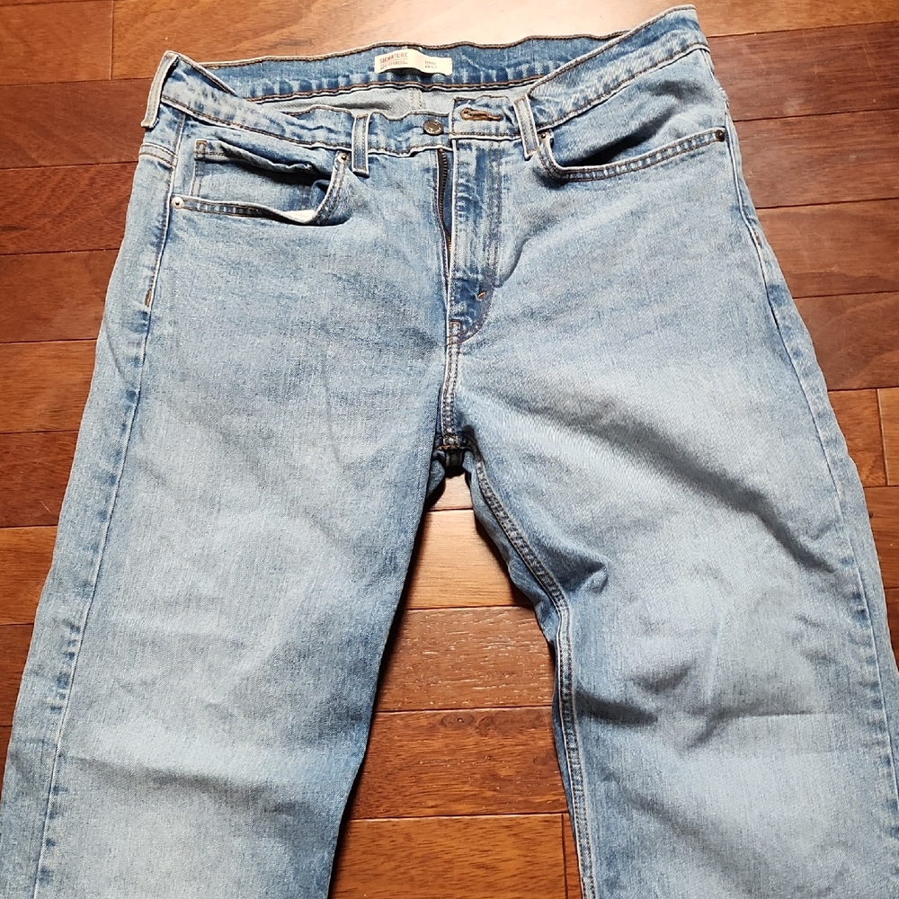 Levi's Blue Straight-Leg Jeans Classic Denim